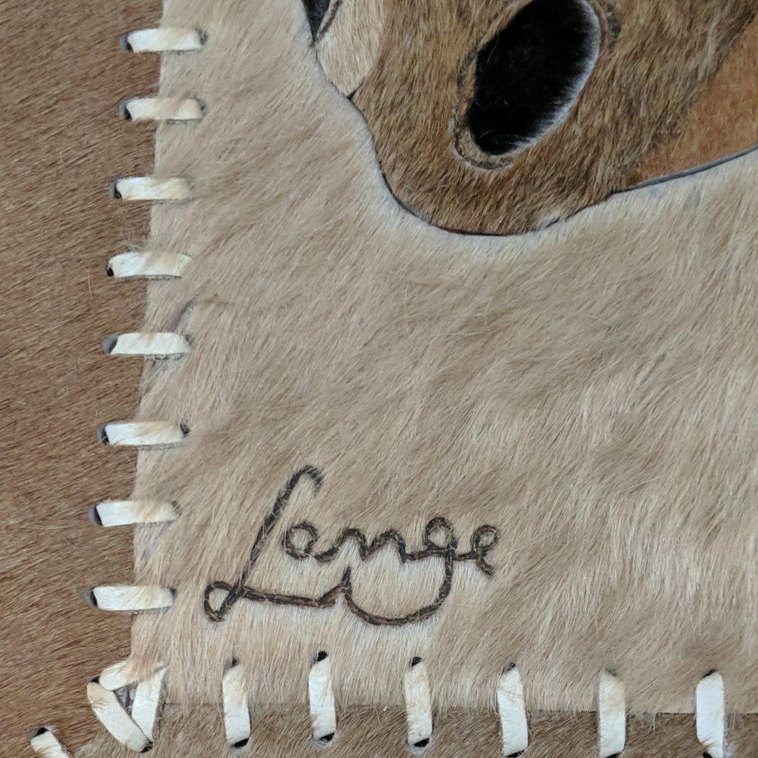 タペストリー　アメリカ　天然毛（馬毛）