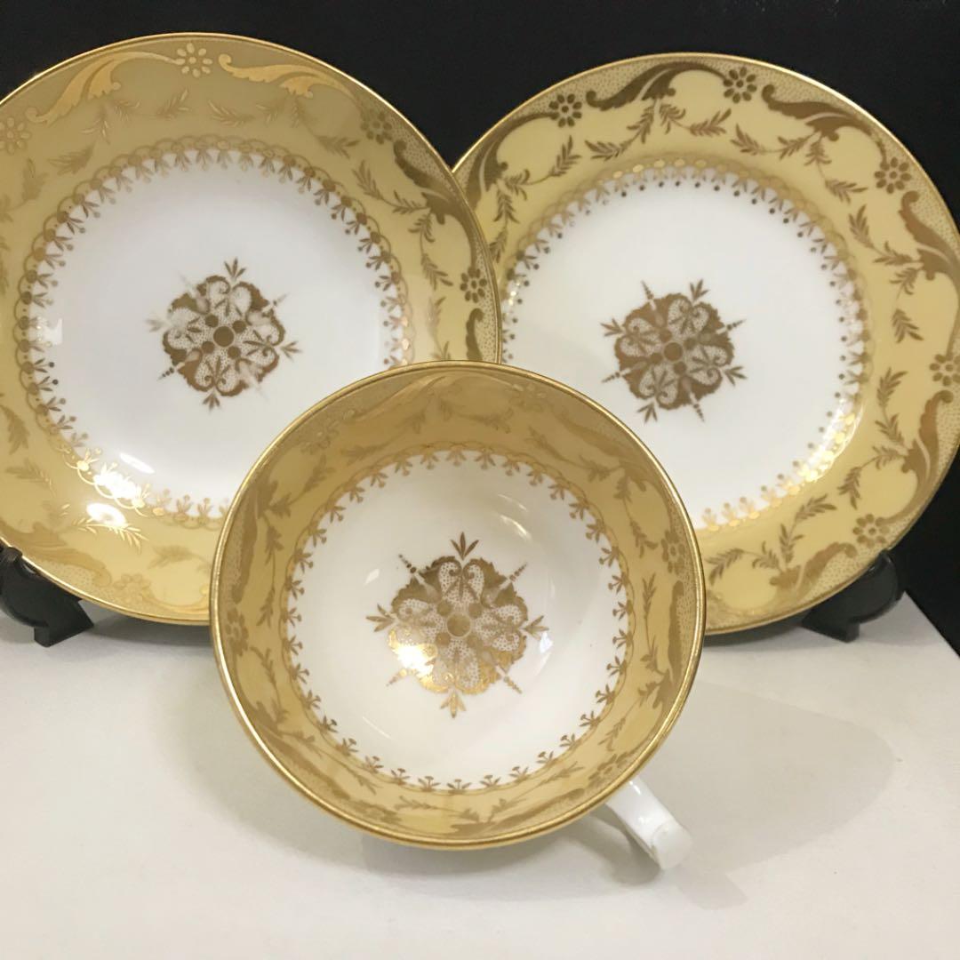 アンティークミントン 金彩