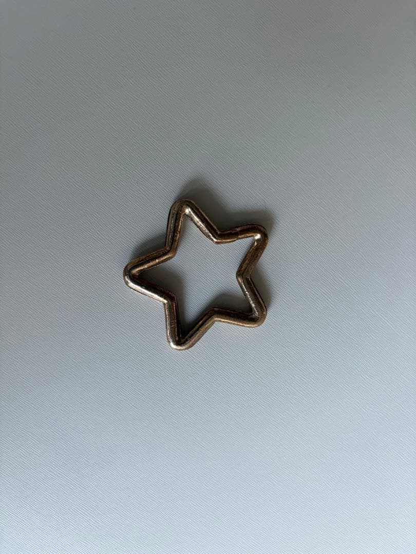 【変色あり】TIFFANY&Co. ティファニー 星形キーリング 925