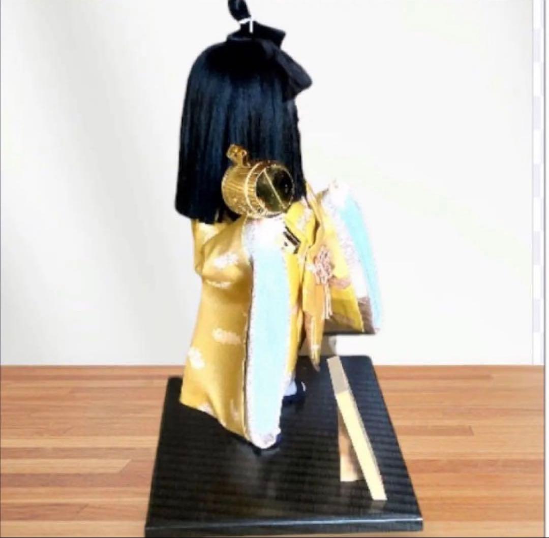 五月人形 夢わらべ 嘉房作 陶器製 ガラスケース付 人形高さ約33cm