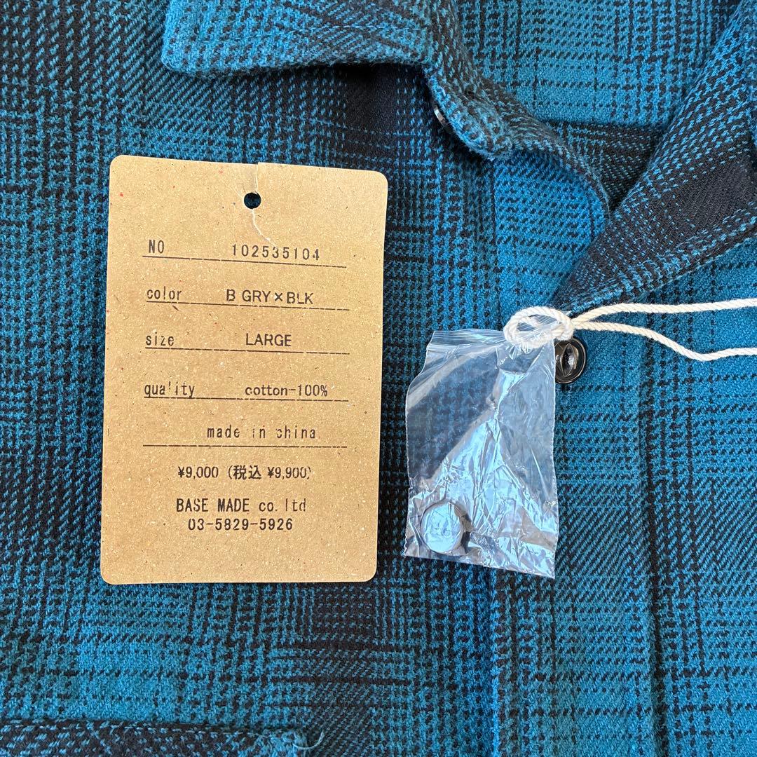 【超美品】BIG MIKE ビッグマイク オンブレチェック ヘビーネルシャツ L