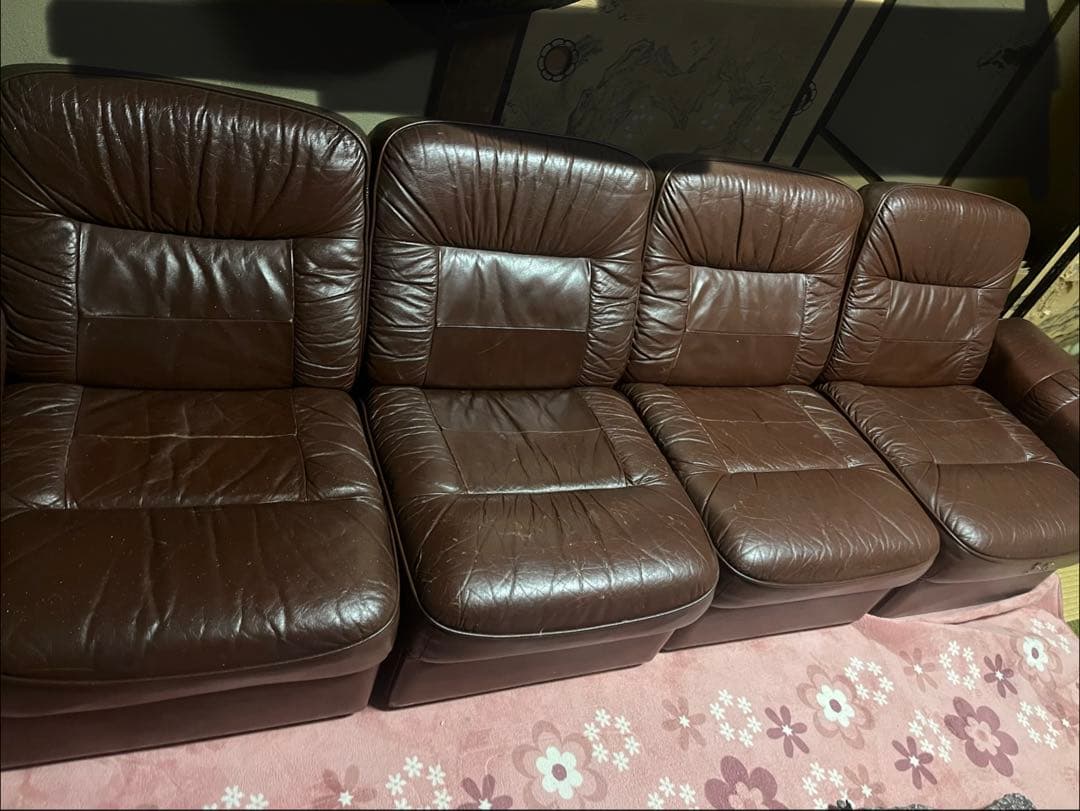 アメリカンヴィンテージソファ大型4人掛け