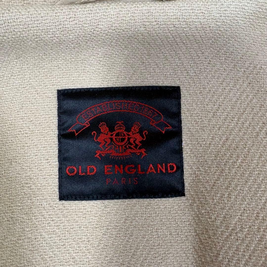 OLD ENGLAND ヘリンボーン　ダッフルコート　ベージュ