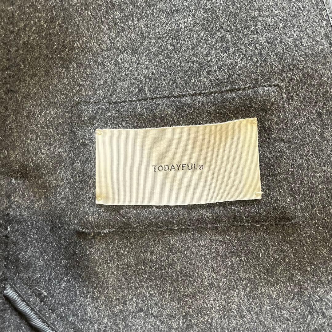 TODAYFUL ストールウールコート 36