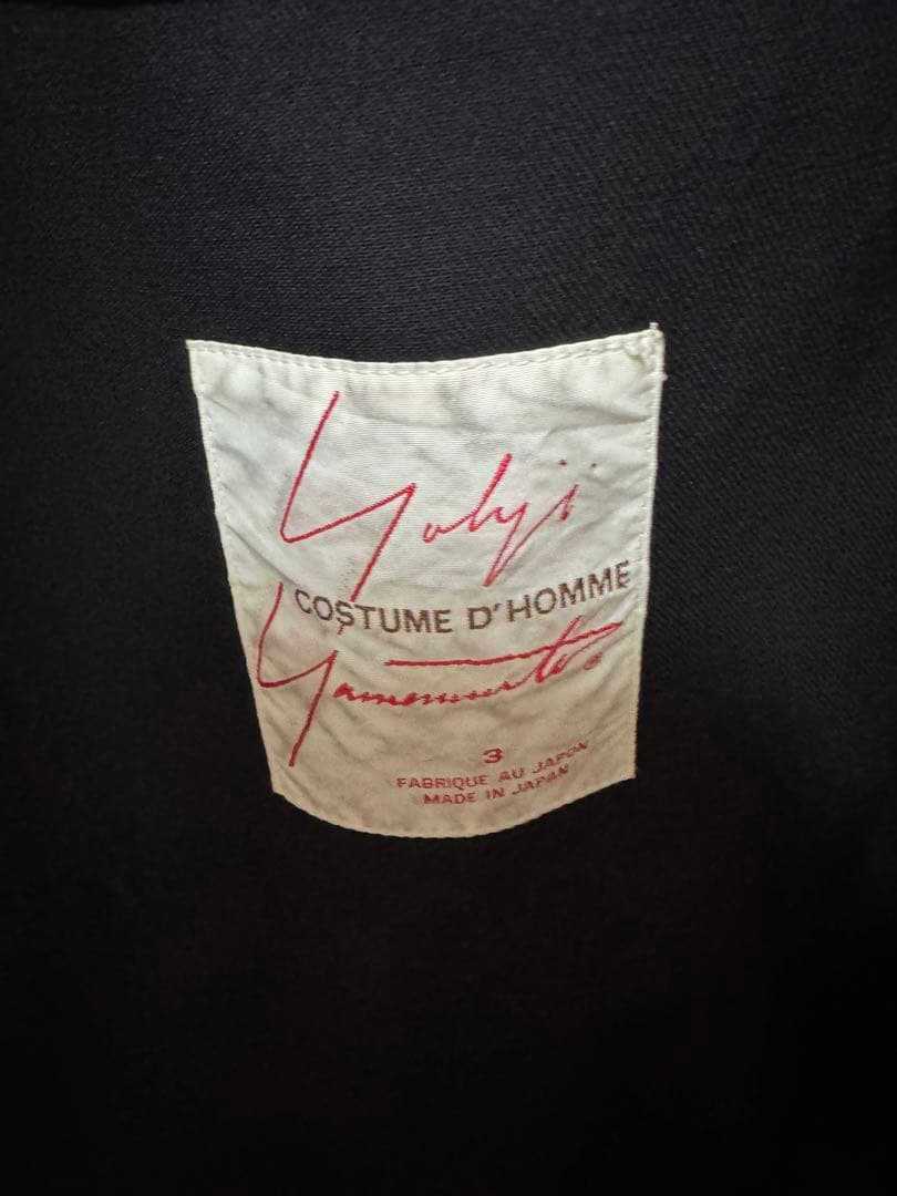 オラフ【希少】Yohji Yamamoto COSTUME D'HOMME
