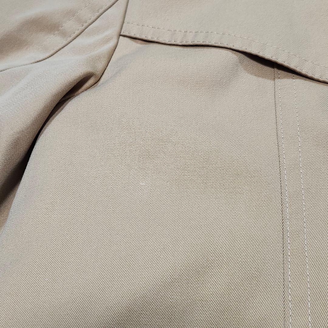 バーバリーロンドン　トレンチコート　シングル　メガチェック　38　ベージュ