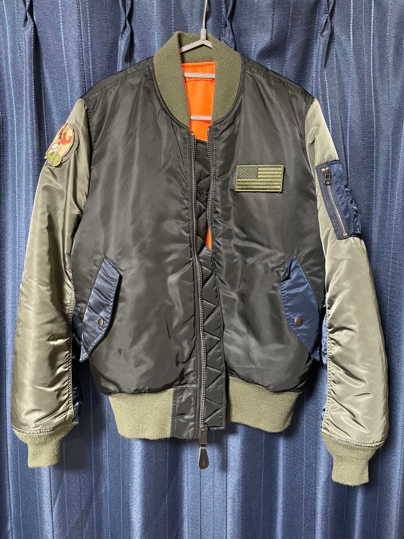 ALPHA INDUSTRIES MA-1 リバーシブル フライトジャケット