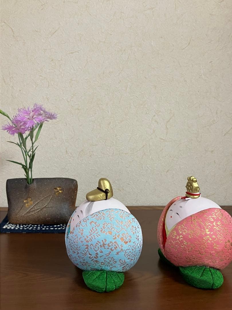 木目込み人形　「まんまるお雛様」