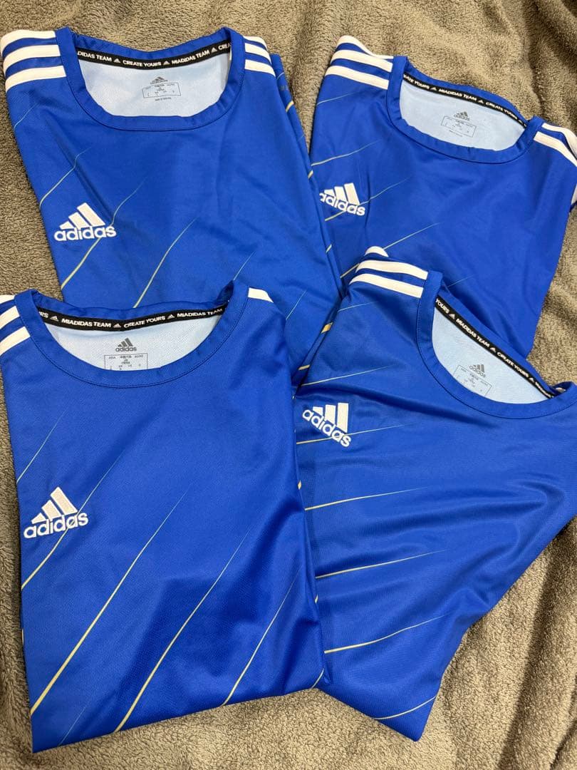 adidas アディダス サッカーウェア ユニフォーム ブルー