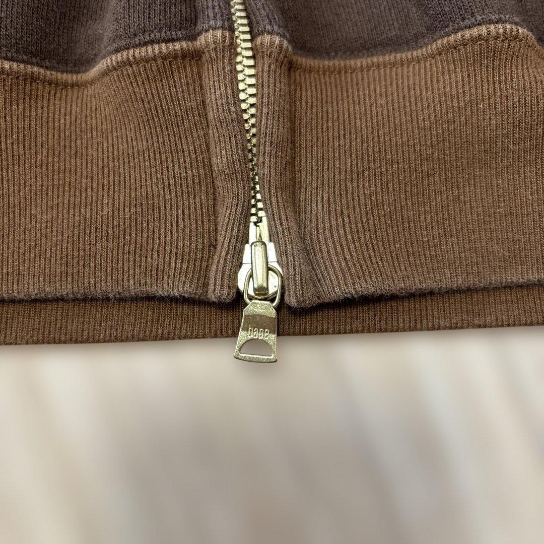 A BATHING APE ジップパーカー　サルカモアシンメトリースリーブ　M