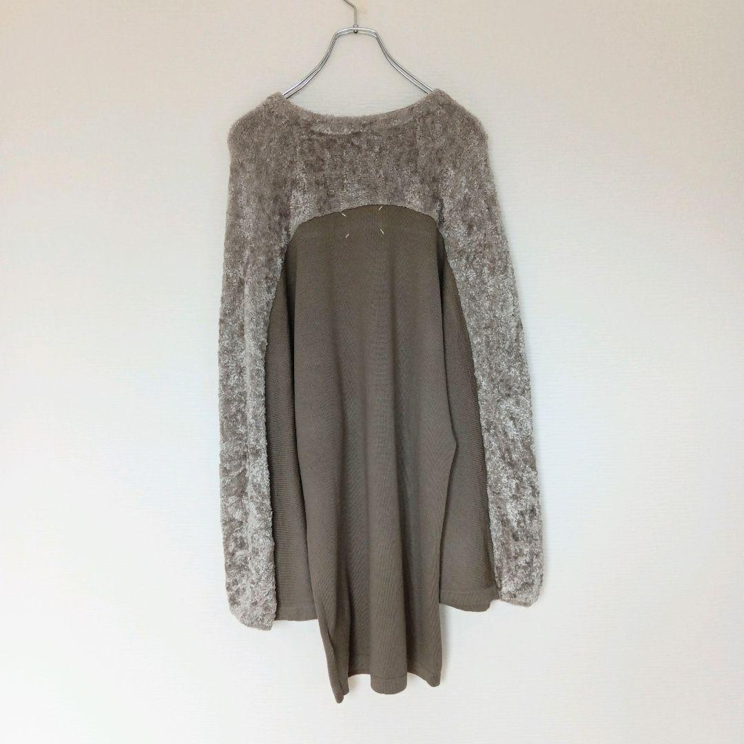 Maison Margiela 異素材ドルマンニットワンピース