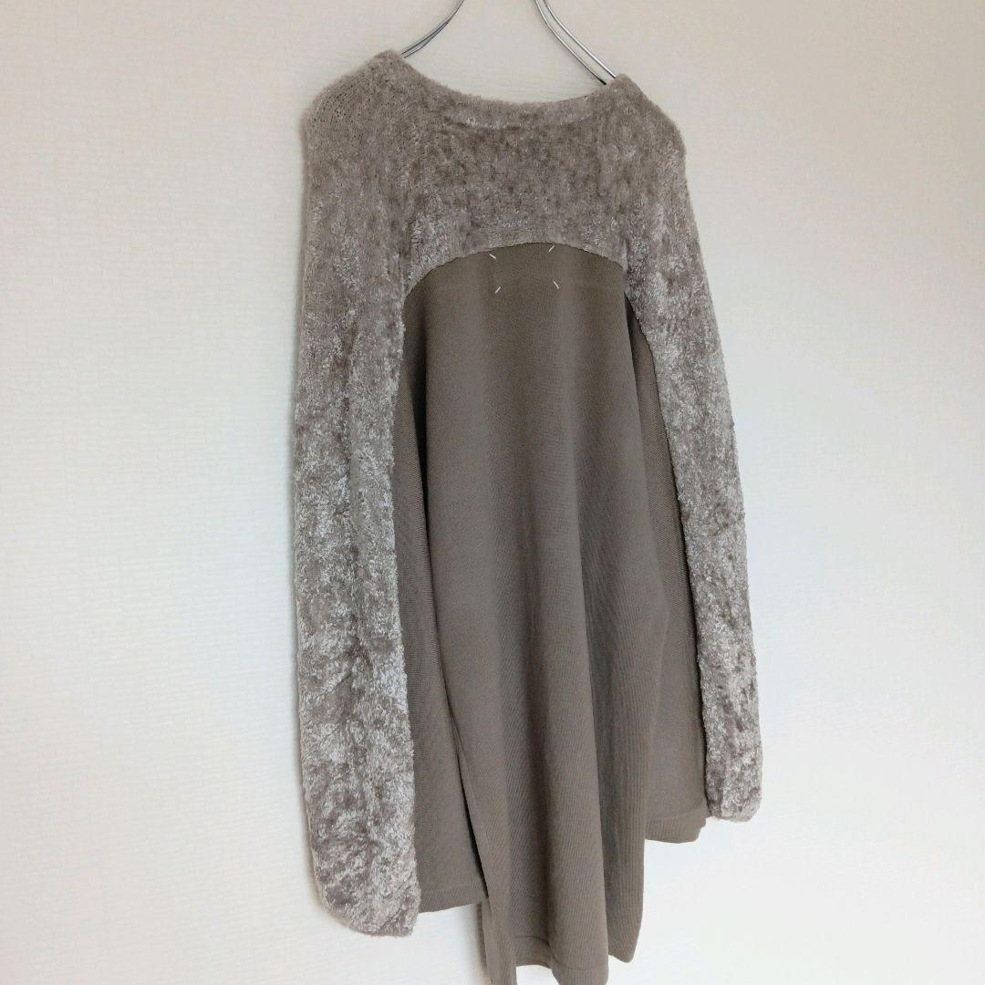 Maison Margiela 異素材ドルマンニットワンピース