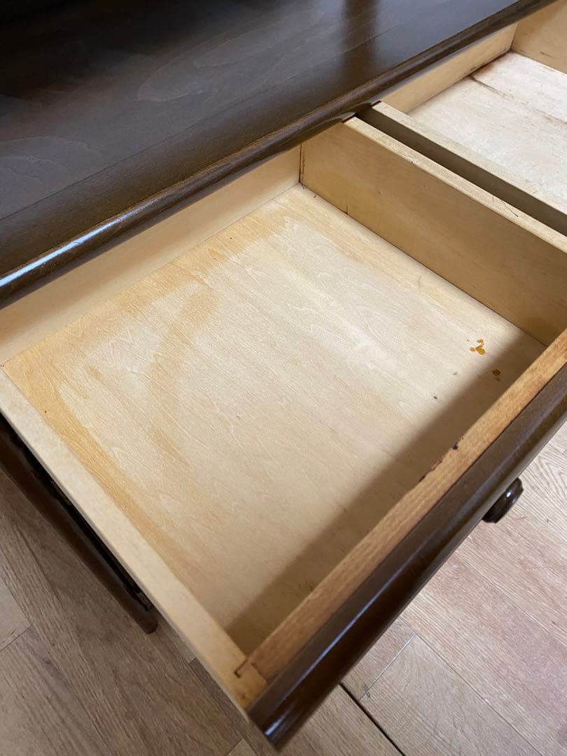 【カリモク】電話台　キャビネット　棚