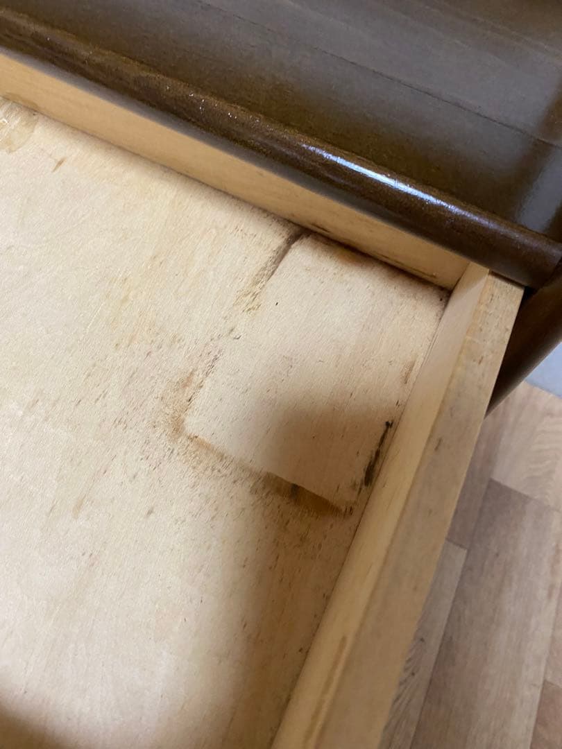 【カリモク】電話台　キャビネット　棚