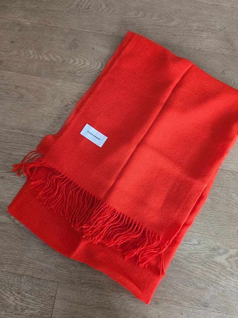 MARKAWARE トマトレッド ストール キャッシュアンドバルバ