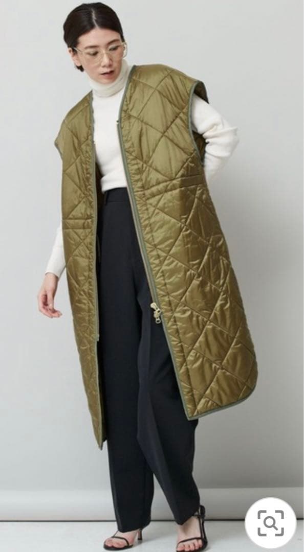 Curensologyカレンソロジー「＆RC」CL-10キルティングロングベスト