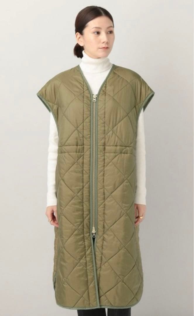 Curensologyカレンソロジー「＆RC」CL-10キルティングロングベスト