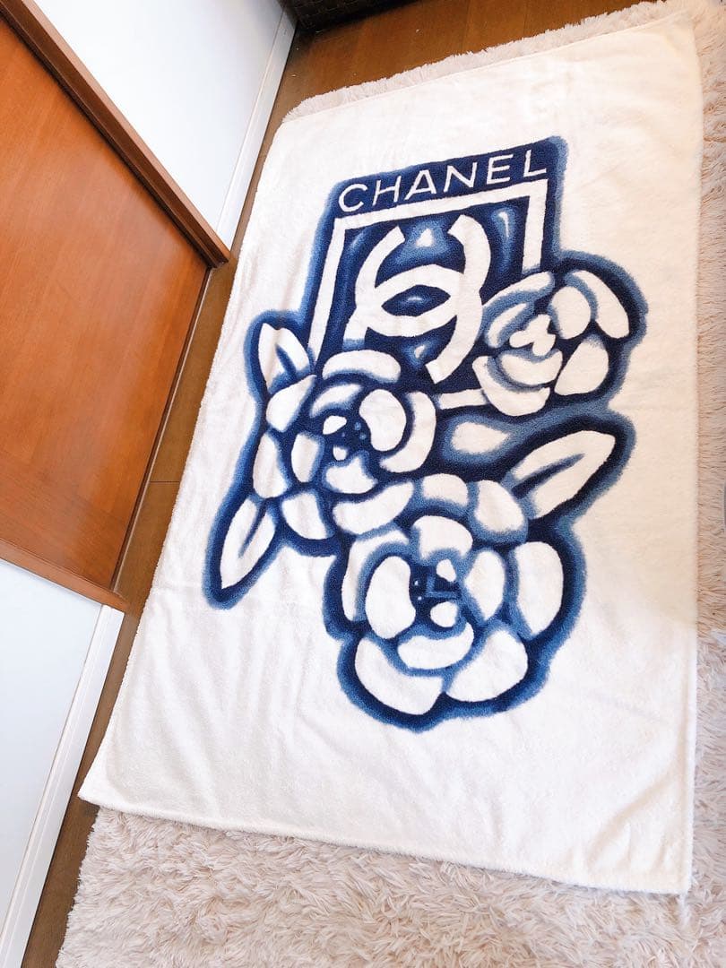 新品CHANELシャネル大判バスタオル