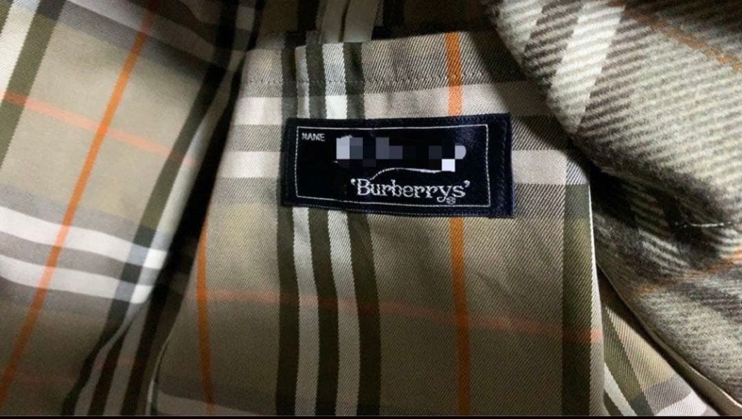 M*m様 【オークション】百貨店購入　バーバリーBURBERRYトレンチコート