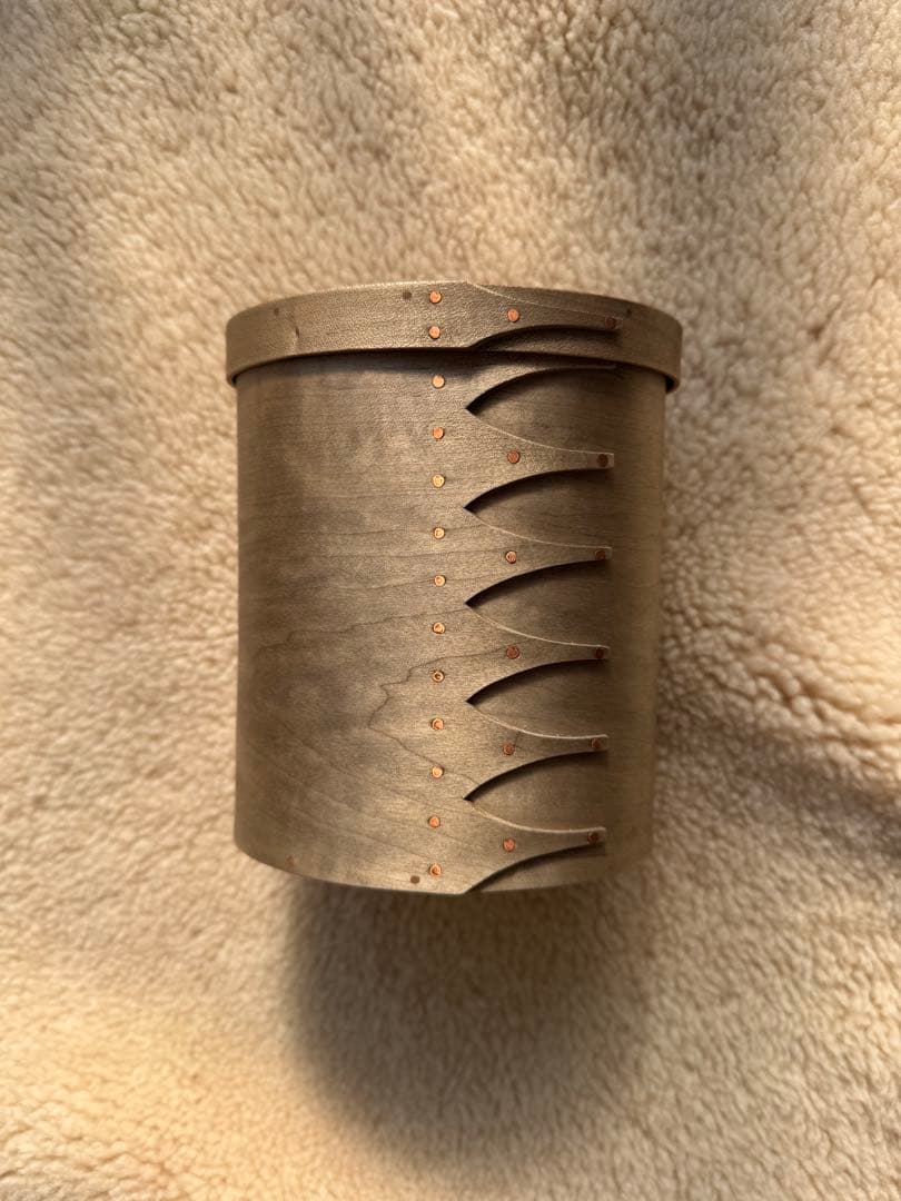 新品【井藤昌志 IFUJI】 オーバルボックス 草木染め