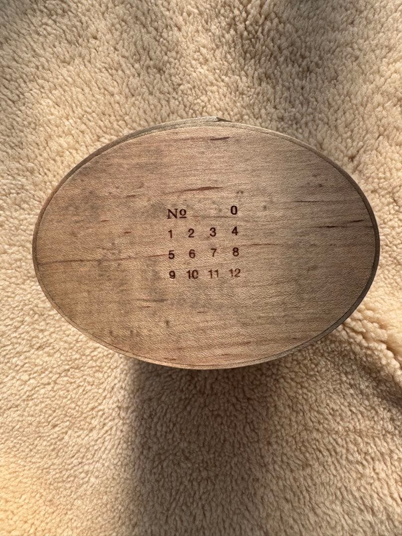 新品【井藤昌志 IFUJI】 オーバルボックス 草木染め