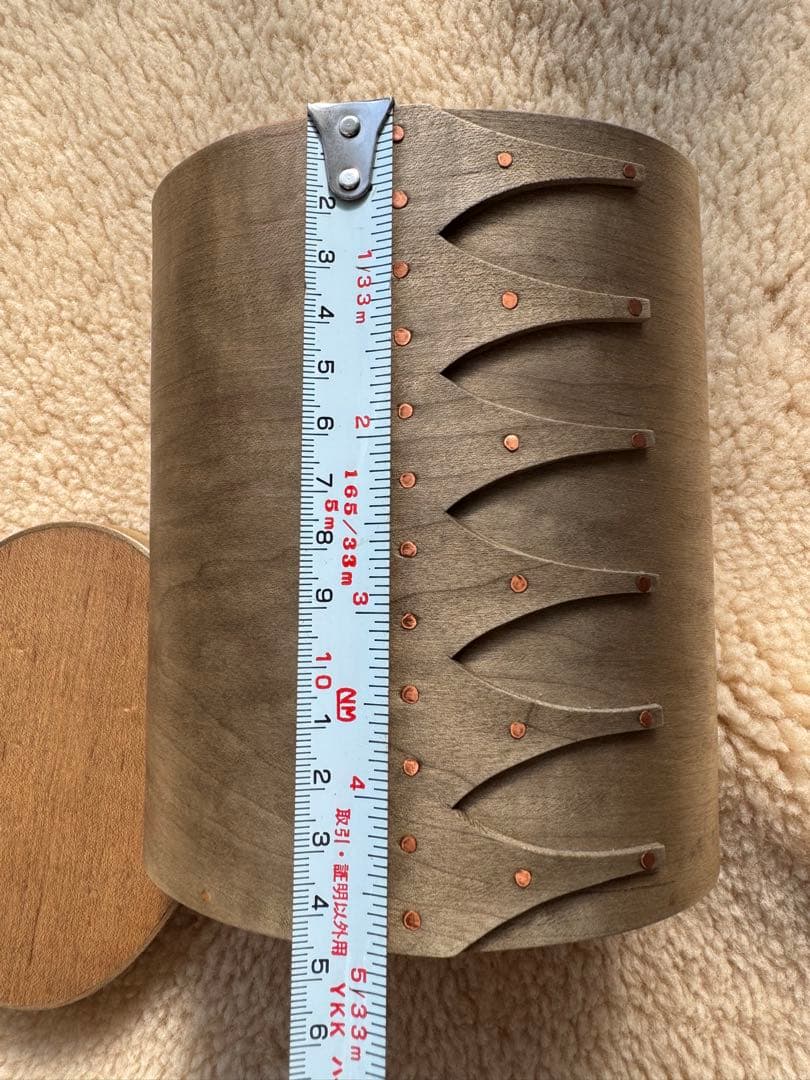 新品【井藤昌志 IFUJI】 オーバルボックス 草木染め