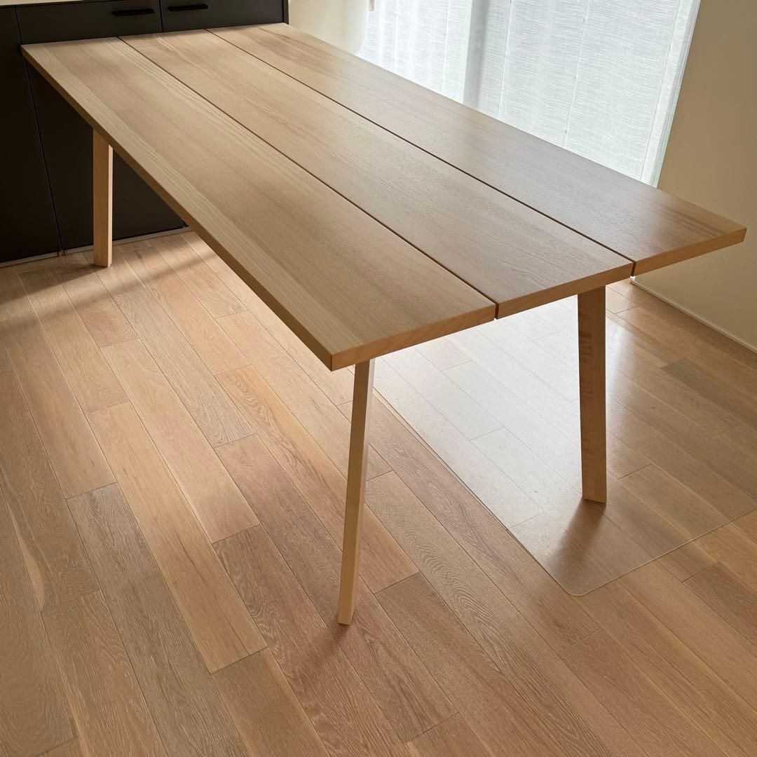 【ふくさま専用】【美品】IKEA 木製　ダイニングテーブル　6〜8人掛