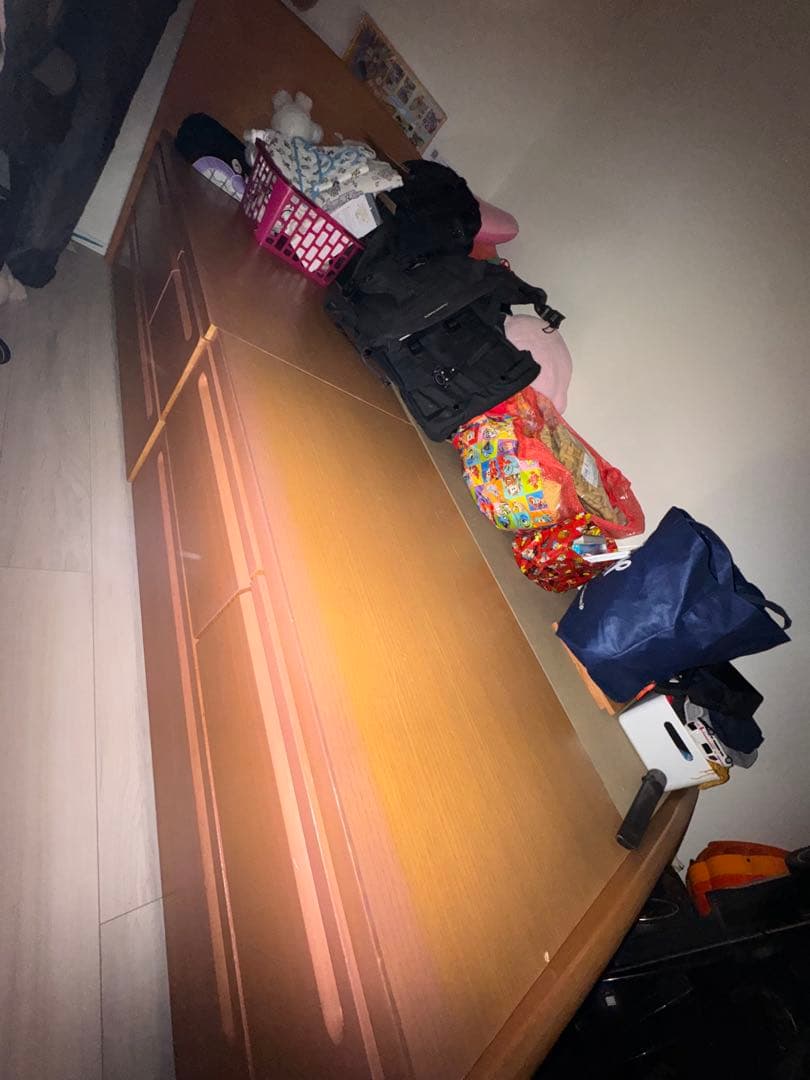 ニトリ　木製シングルベッドフレーム 引き出し付き　大容量