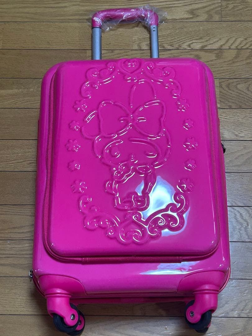 新品　My Melody キャリーケース フロントオープン　23L マイメロ