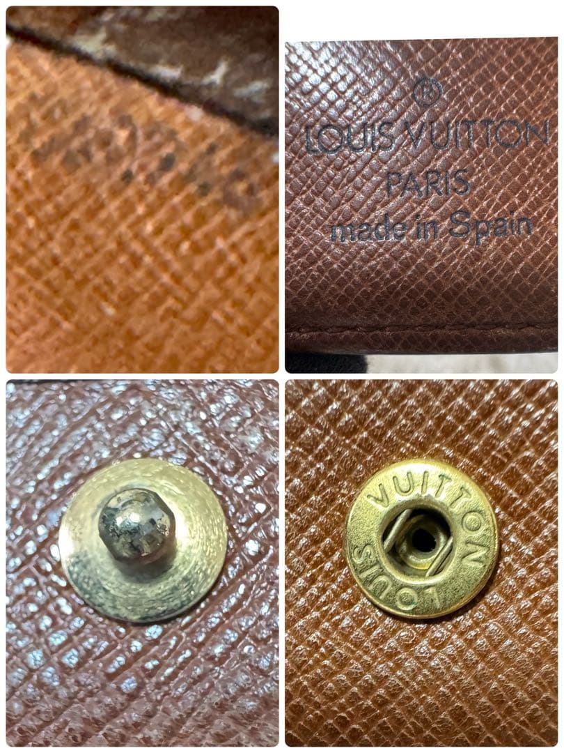 ルイヴィトン ポルトフォイユ マルコ 2つ折り財布 メンズ 男性用 モノグラム