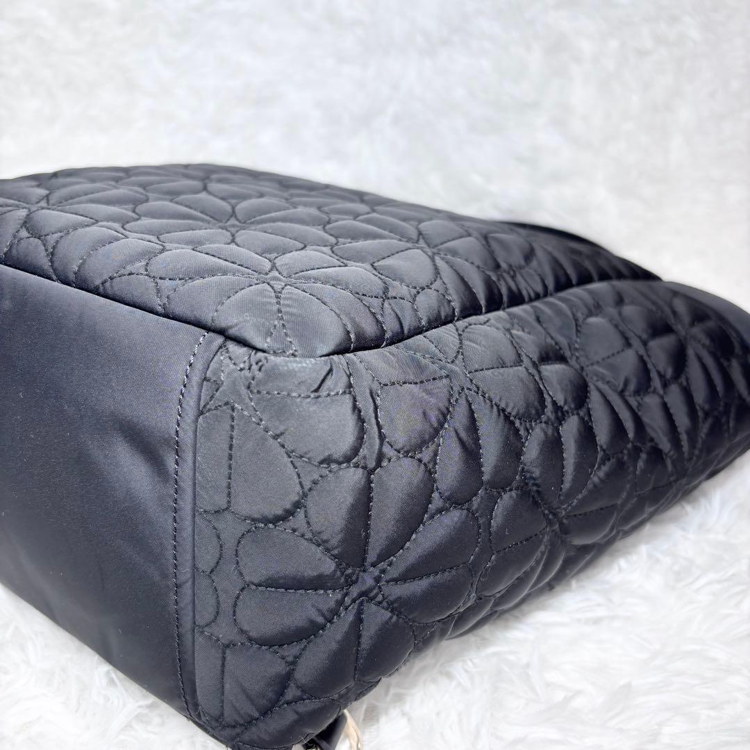 【美品】 大容量 ケイトスペード 3way リュック 黒 ブラック キルティング