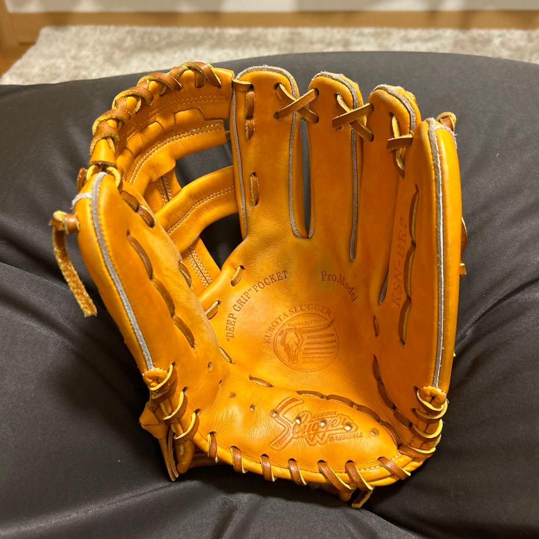 2月9日出品終了‼️特価‼️久保田スラッガー　軟式用内野用グローブ　KSN-BR2
