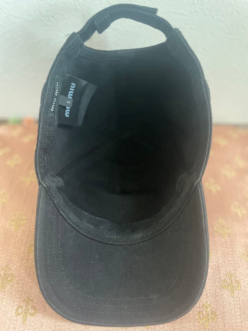miumiu デニム ベースボールキャップ