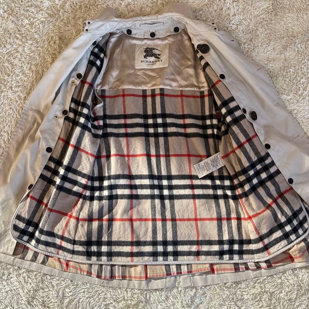 バーバリーロンドン トレンチコート ノバチェック ライナー ベージュ