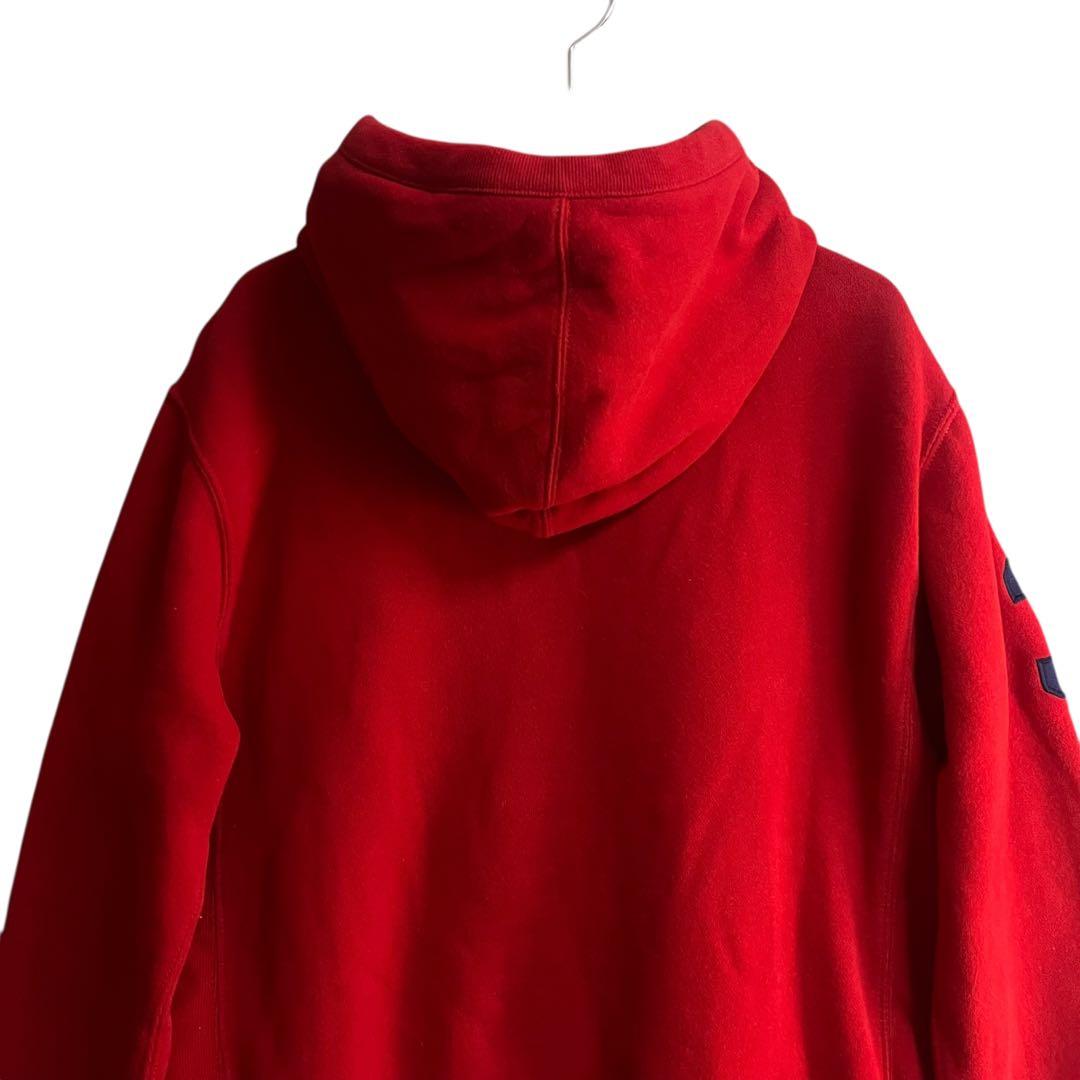 ポロラルフローレン ダブルジップパーカー ビッグポニー フルジップ レッド 美品