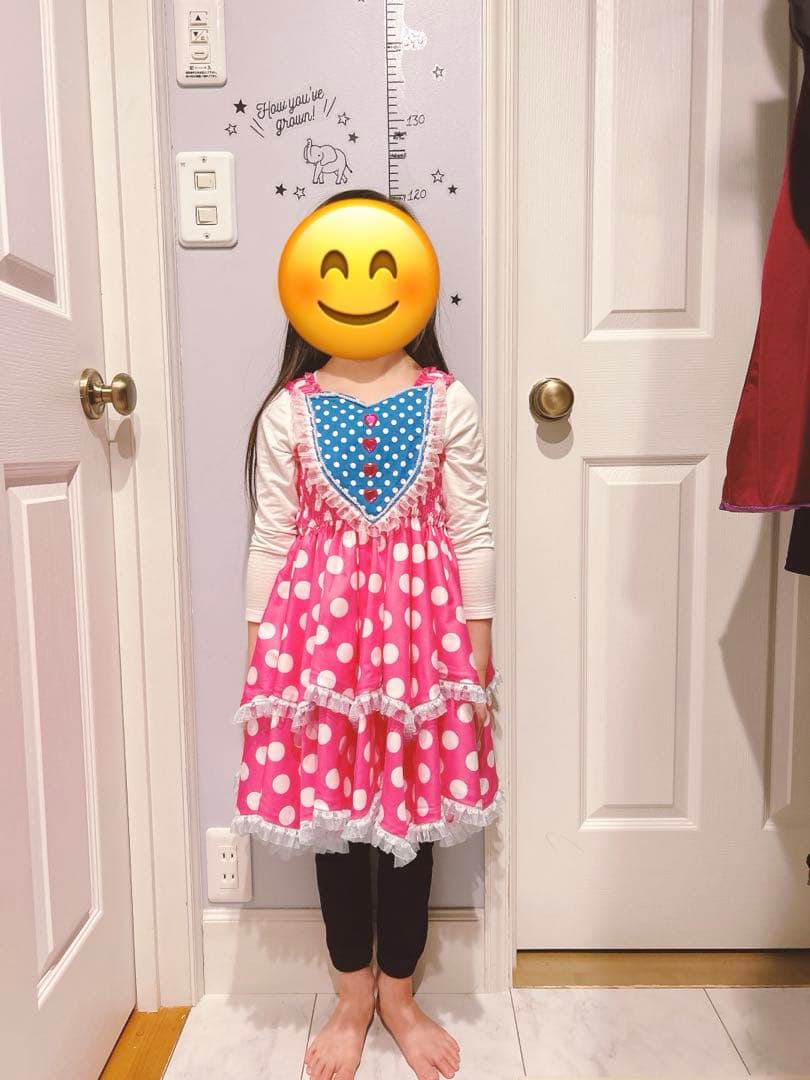 ディズニーパルパルーザ　ミニーファンダーランドコスチューム一色　サイズ120程度