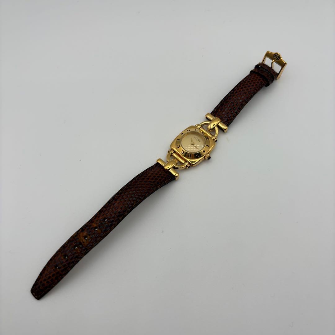 GUCCI グッチ ホースビット 6300L クオーツ レディース腕時計