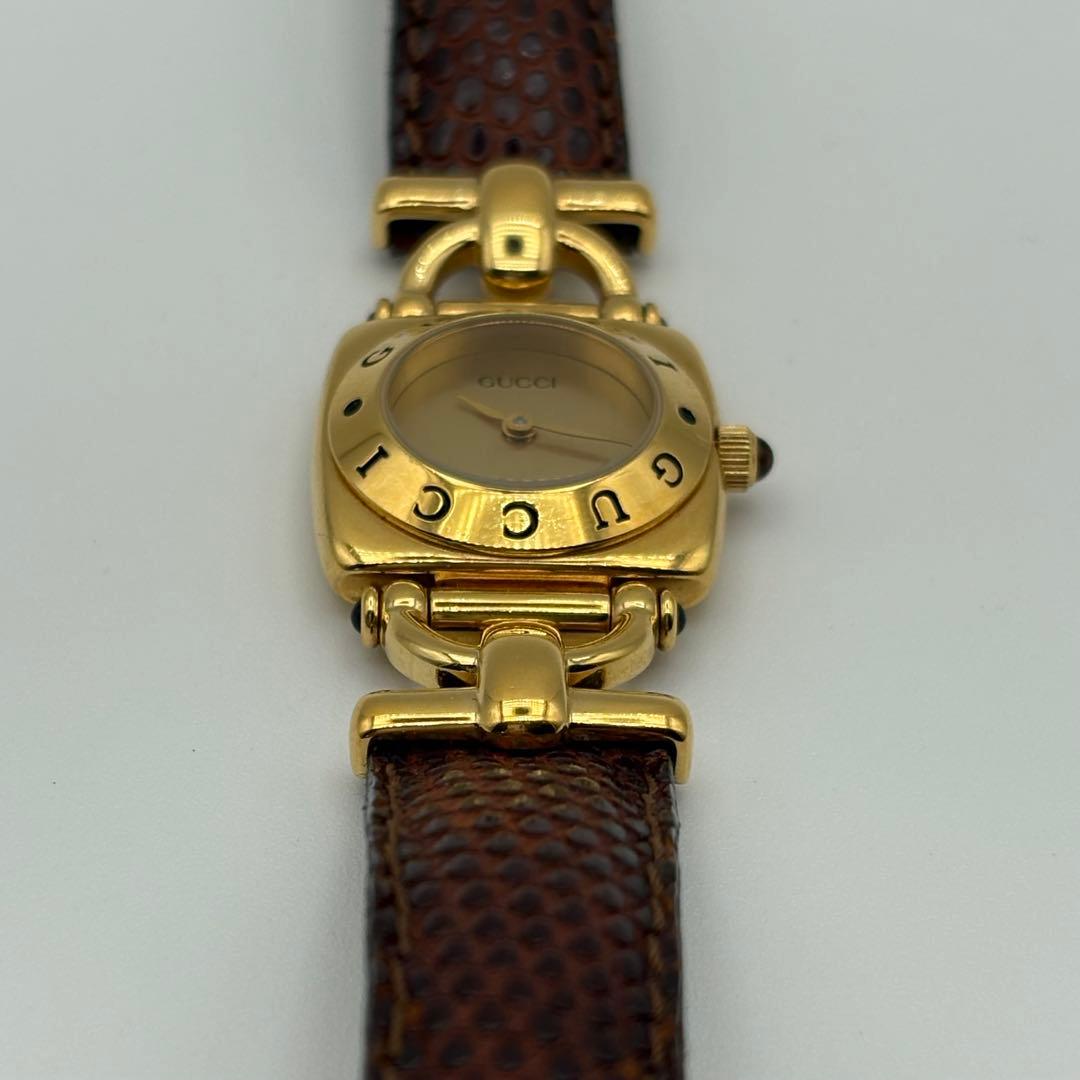 GUCCI グッチ ホースビット 6300L クオーツ レディース腕時計