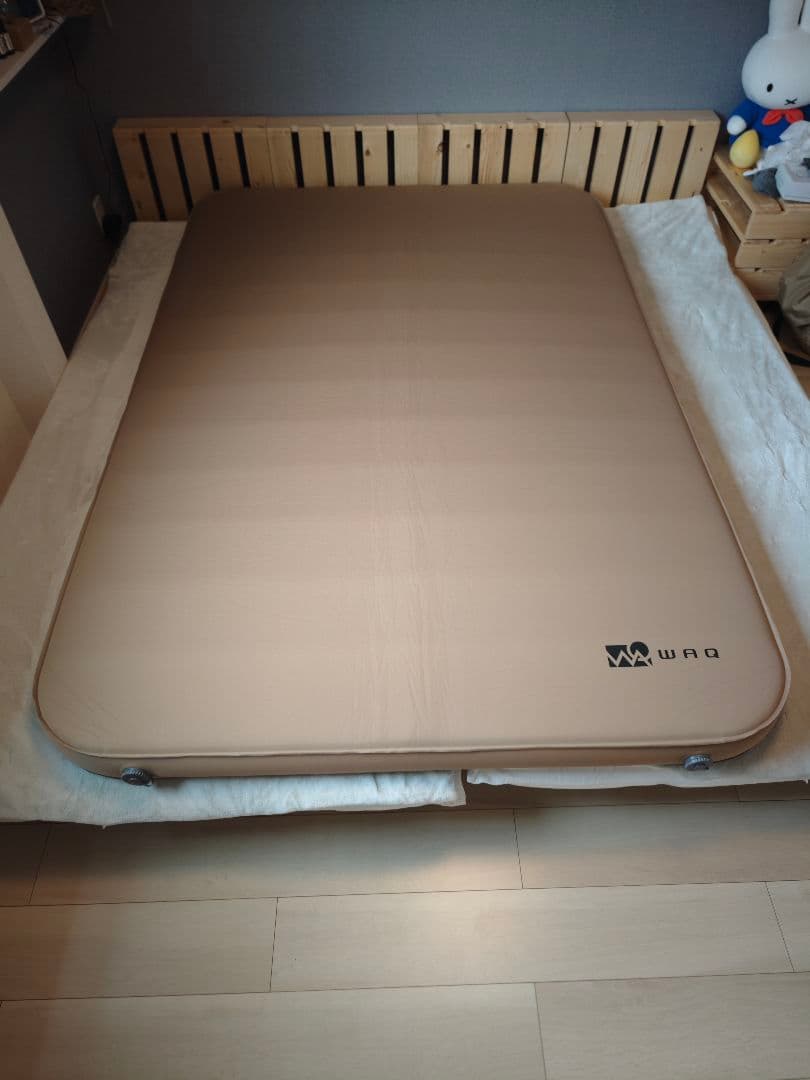 10cm ダブルサイズ WAQ RELAXING CAMP MAT　タン