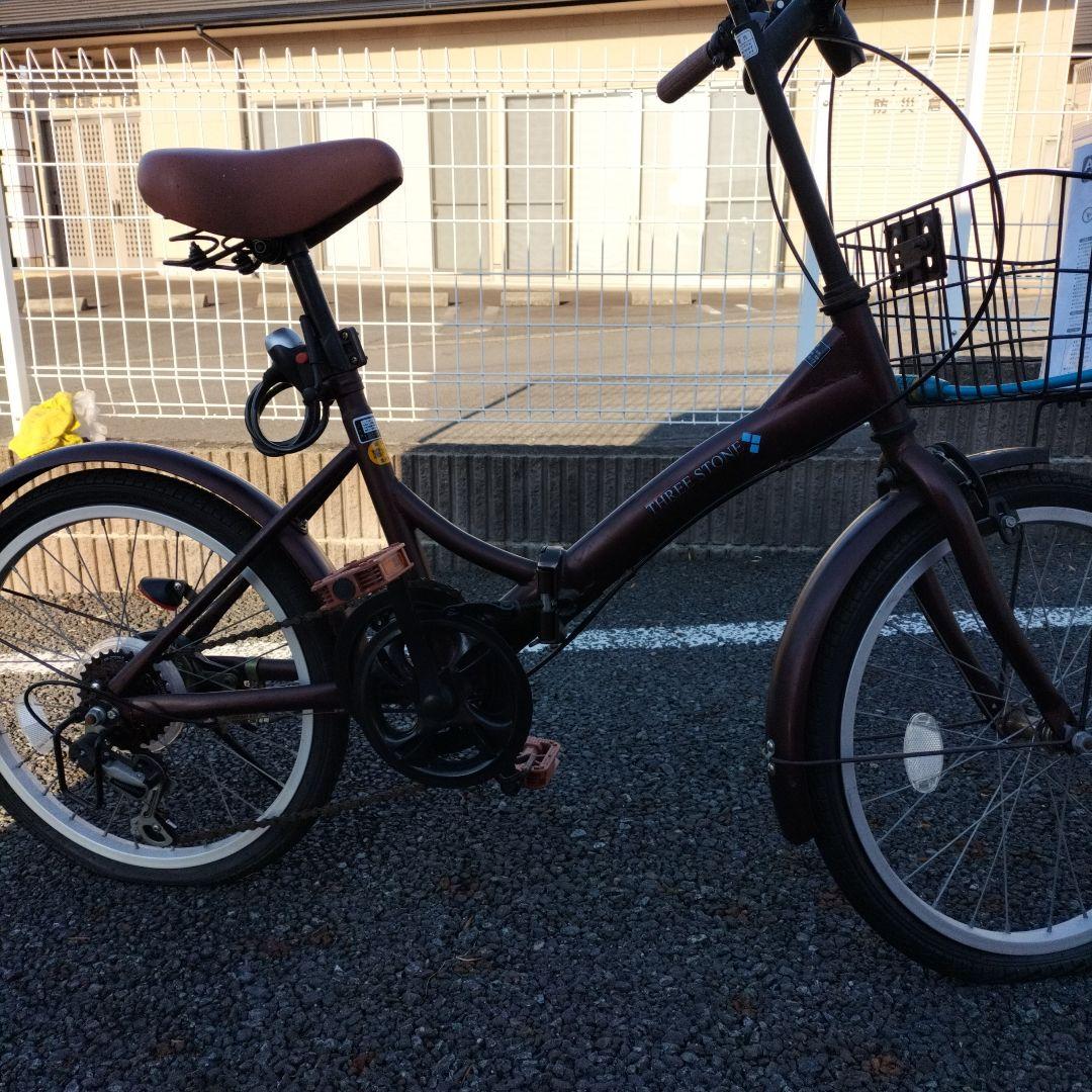 専用様20インチ折りたたみ自転車取扱説明書付き/キーロック付き