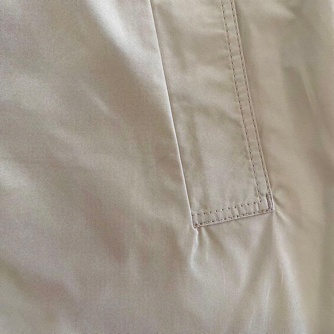 美品 モラビト 上質スプリングコート ロゴワッペン付き 淡ベージュ 38