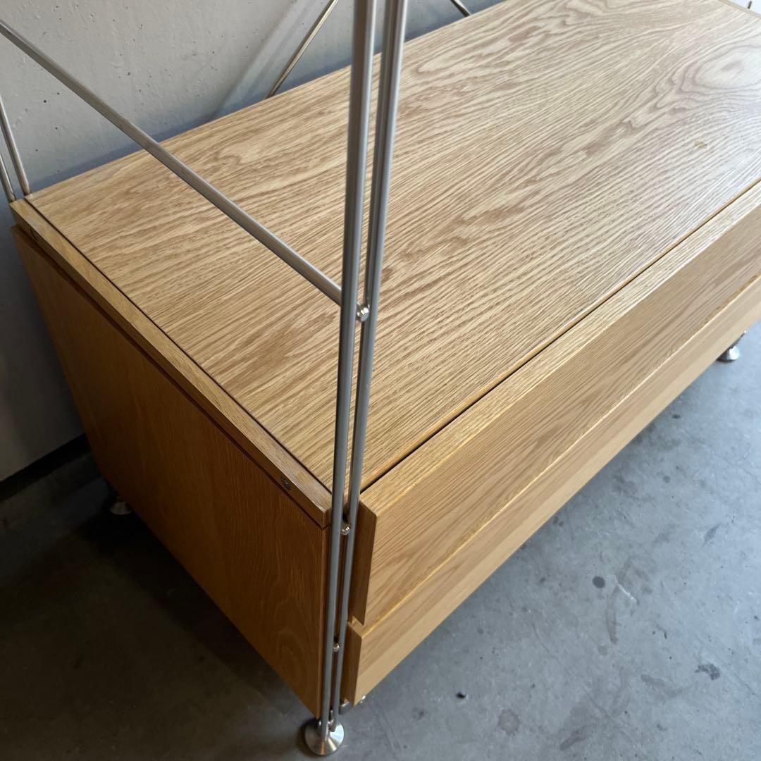 notes★無印 ステンレスユニットシェルフ・オーク材・ワードローブセット