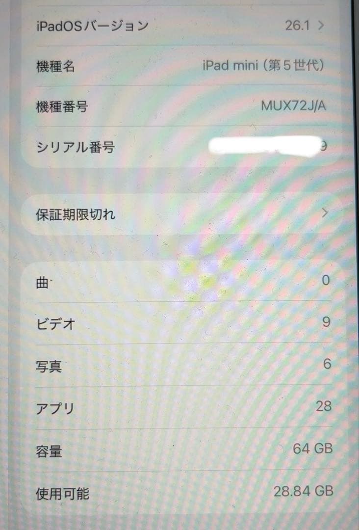 iPad mini 第5世代 64G セルラー Apple pencil付き