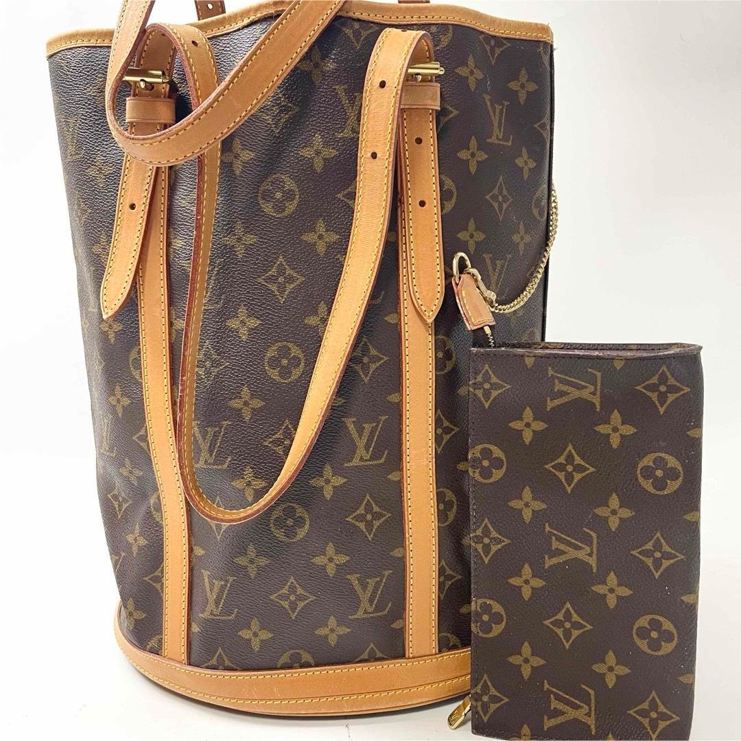 miya1225ルイヴィトン　モノグラム　バケットGM バケツ　トート