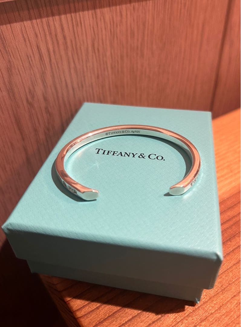 ティファニー Tiffany メイカーズ ナロー カフ スターリングシルバー