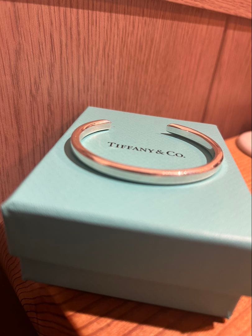 ティファニー Tiffany メイカーズ ナロー カフ スターリングシルバー