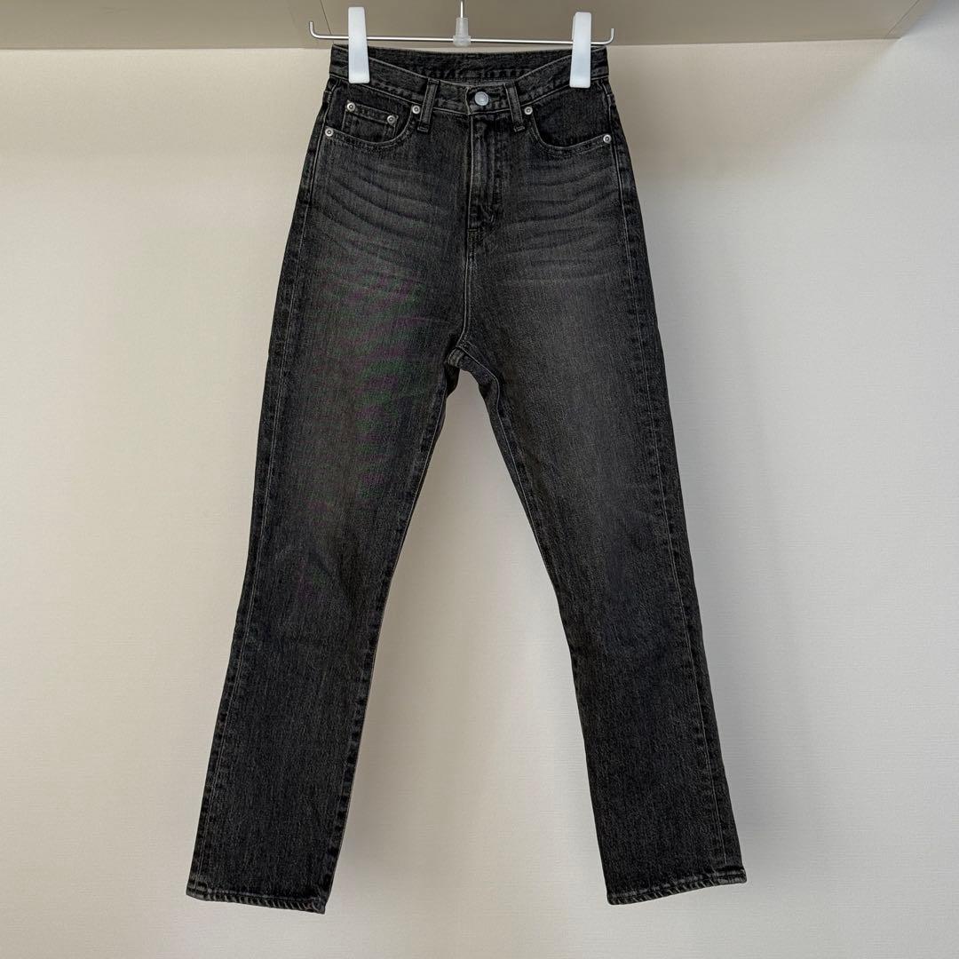 anuans アニュアンス Slim straight denim グレー