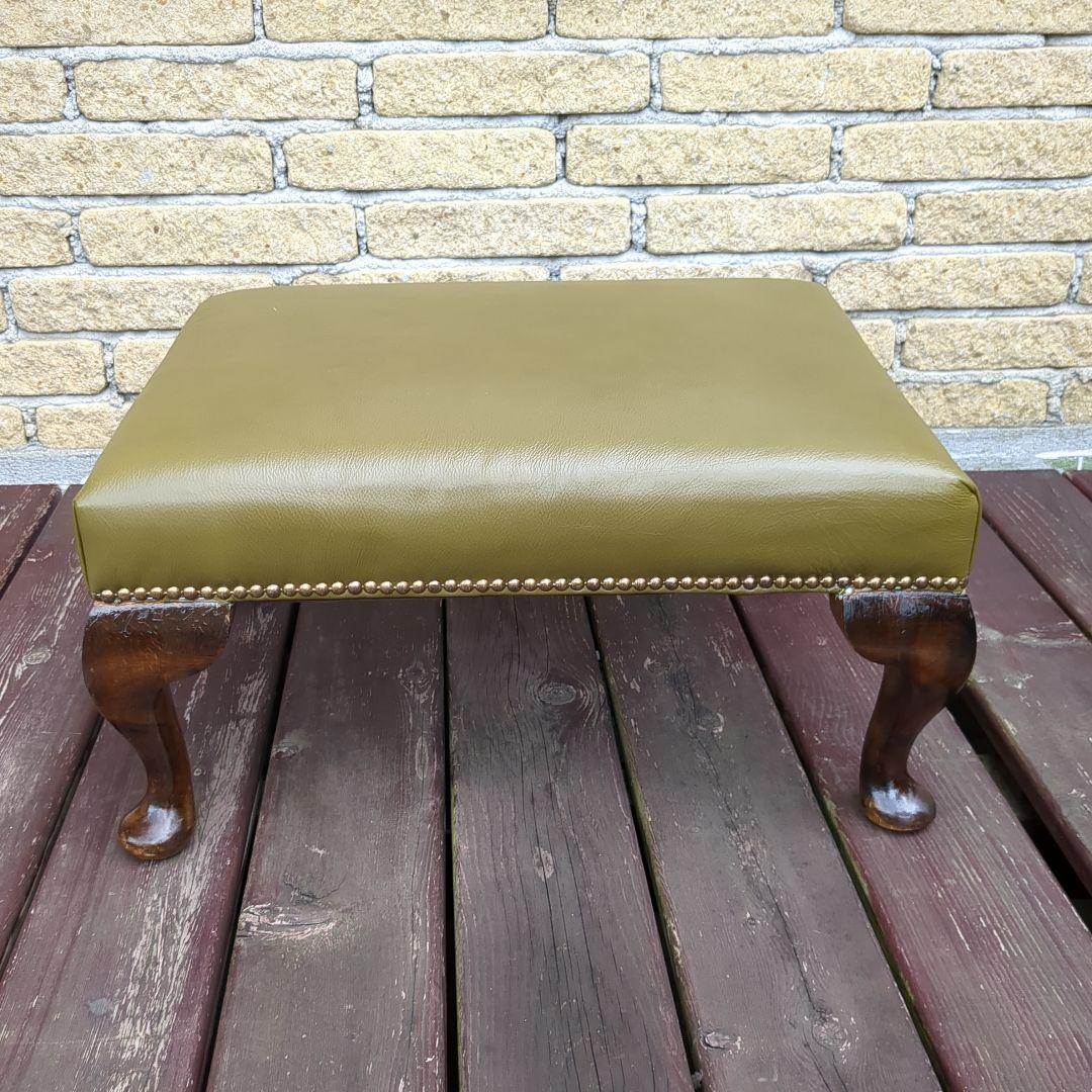イギリスアンティーク家具　フットスツール