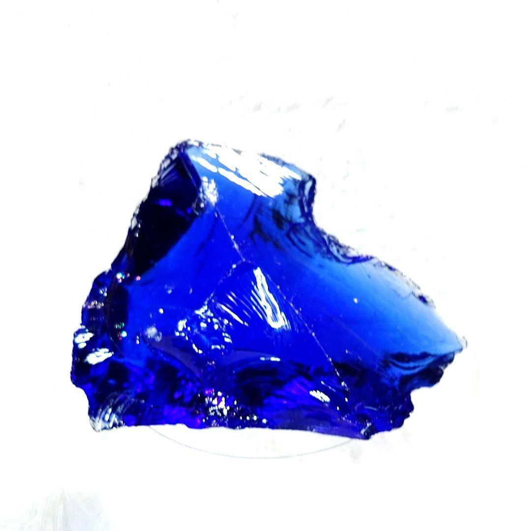 ☆気品ある輝き☆アンダラクリスタル ロイヤルブルー☆天然ガラス