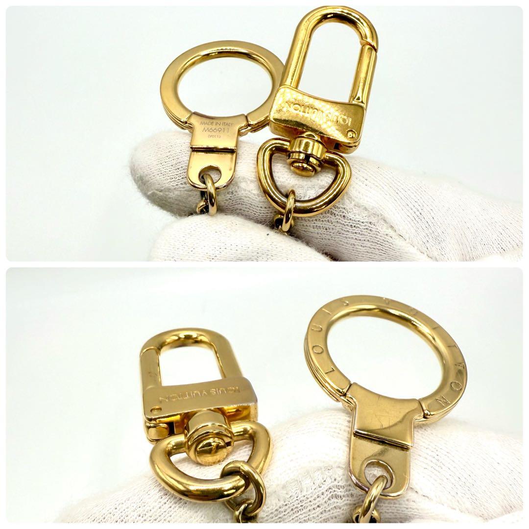 【鑑定済】 ルイヴィトン ビジューサック・シェンヌビーフルール バッグチャーム